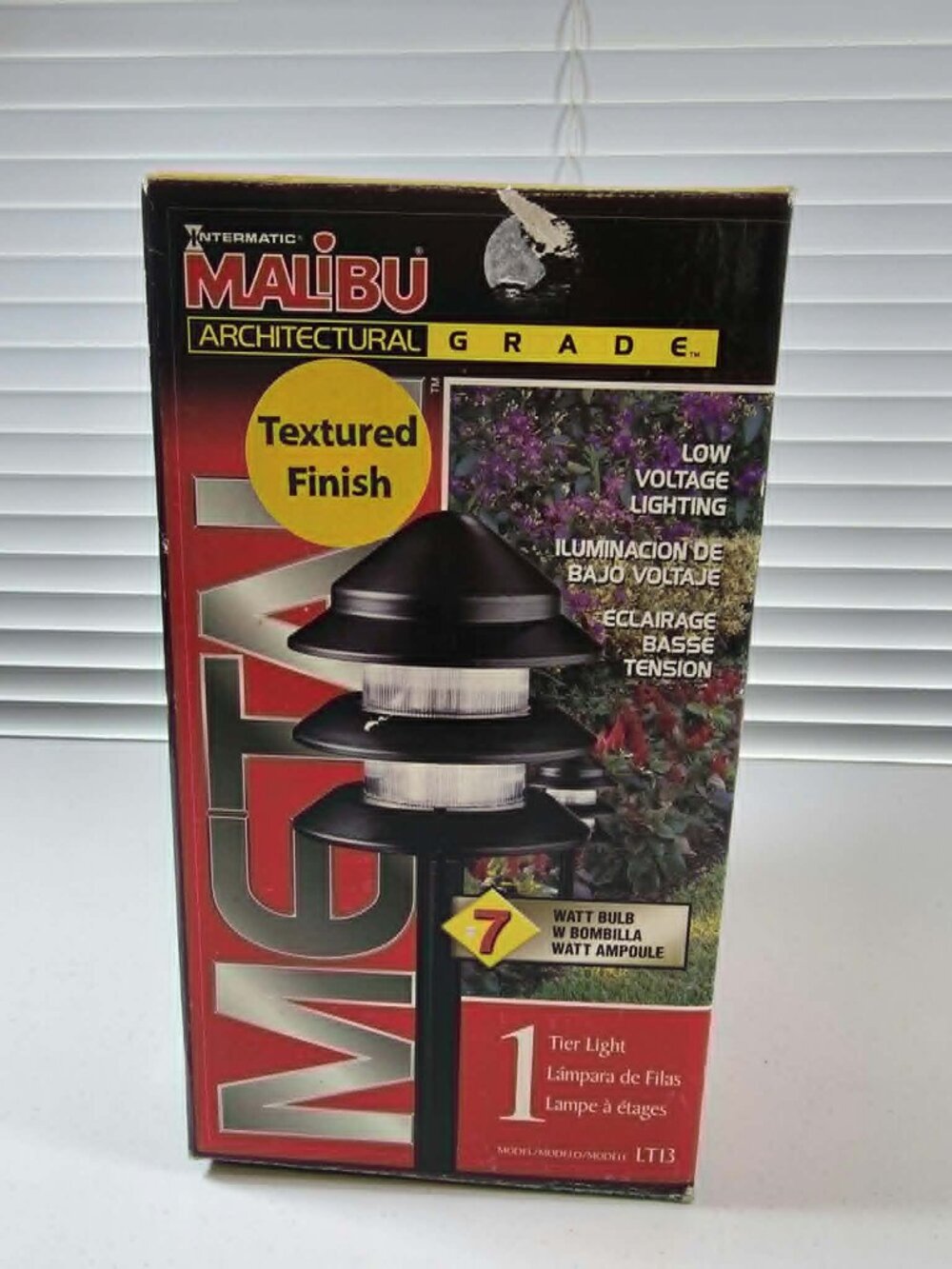 MALIBU INTERMATIC LOW VOLTAGE LANDSCAPE LIGHT LT13 BLACK TEXTURED FINISH NEW